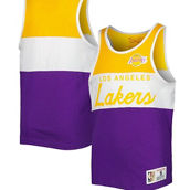 Mitchell & Ness Youth Purple/Gold Los Angeles Lakers Hardwood Classics Special Script Tank Top