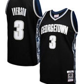 Mitchell & Ness Men's Allen Iverson Black Georgetown Hoyas Player Swingman Jersey