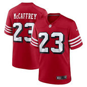 Men's Nike Christian McCaffrey Scarlet San Francisco 49ers Alternate Game  Jersey
