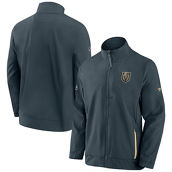 Fanatics Branded Men's Gray Vegas Golden Knights Authentic Pro Rink Coaches Full-Zip Jacket