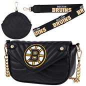 Cuce Women's Boston Bruins Vegan Leather Strap Bag