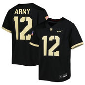 Nike Youth #12 Black Army Black Knights 1st Armored Division Old Ironsides Untouchable Football Jersey