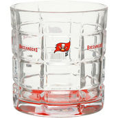 The Memory Company Tampa Bay Buccaneers 10oz. Bottoms Up Squared Rocks Glass
