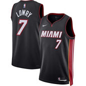 Nike Unisex Kyle Lowry Black Miami Heat Swingman Jersey - Icon Edition