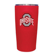 The Memory Company Ohio State Buckeyes 20oz. Stainless Steel with Silicone Wrap Tumbler