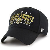 '47 Men's Black Vegas Golden Knights Centerline MVP Adjustable Hat