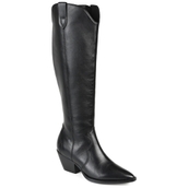 Journee Signature Women's Genuine Leather Tru Comfort Foam™ XWC Pryse Boot