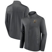 Fanatics Branded Men's Gray Vegas Golden Knights Authentic Pro Rink Fleece Full-Zip Jacket