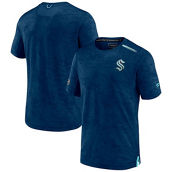 Fanatics Branded Men's Deep Sea Blue Seattle Kraken Authentic Pro Rink Premium Camo T-Shirt