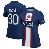 Nike Women's Lionel Messi Blue Paris Saint-Germain 2022/23 Home Replica Player Jersey
