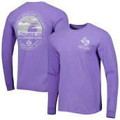 Image One Men's Purple Stephen F Austin Lumberjacks Circle Campus Scene Long Sleeve T-Shirt
