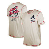 New Era Men's White Atlanta Braves Team Split T-Shirt