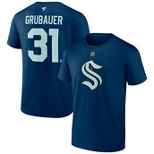 Fanatics Branded Men's Philipp Grubauer Navy Seattle Kraken Special Edition 2.0 Name & Number T-Shirt