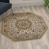 Flash Furniture 4' x 4' Traditional Persian Style Area Rug