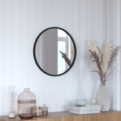 Flash Furniture Metal Framed Accent Wall Mirror