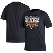 adidas Men's Black Vegas Golden Knights Reverse Retro 2.0 Fresh Playmaker T-Shirt
