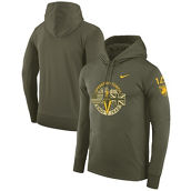 Nike Men's Olive Army Black Knights 1st Armored Division Old Ironsides Rivalry Operation Torch Therma Pullover Hoodie