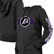 New Era Women's Black Los Angeles Lakers 2022/23 City Edition Pullover Hoodie