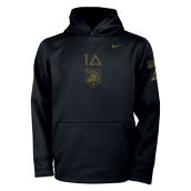 Nike Youth Black Army Black Knights 1st Armored Division Old Ironsides Operation Torch Therma Performance Pullover Hoodie
