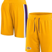 Fanatics Men's Fanatics Gold Los Angeles Lakers Referee Iconic Mesh Shorts
