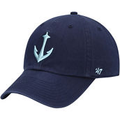'47 Men's Deep Sea Blue Seattle Kraken Clean Up Adjustable Hat