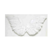 White Small Angel Wings 18 X 18
