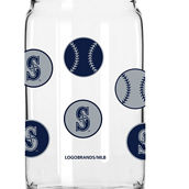 Logo Brands Seattle Mariners 16oz. Smiley Can Glass