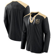 Fanatics Branded Men's Black Vegas Golden Knights Special Edition 2.0 Long Sleeve Lace-Up T-Shirt