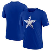 Nike Men's Royal Dallas Cowboys Playback Logo Tri-Blend T-Shirt