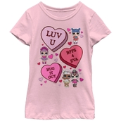 Mad Engine Girls L.O.L Surprise! LOL Candy Hearts T-Shirt