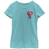Mad Engine Girls Marvel Captain America Heart T-Shirt