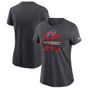 Nike Women's Anthracite Buffalo Bills 2022 NFL Playoffs Iconic T-Shirt