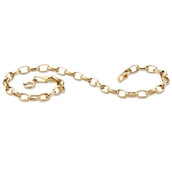 Rolo-Link Bracelet in Solid 10k Gold