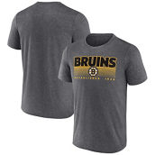 Fanatics Branded Men's Heathered Charcoal Boston Bruins Prodigy Performance T-Shirt