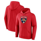 Fanatics Branded Men's Red Florida Panthers Primary Team Logo Pullover Hoodie