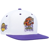 Mitchell & Ness Men's White/Purple Los Angeles Lakers Kurt Rambis Two-Tone Snapback Hat