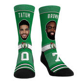 Rock Em Socks Jaylen Brown & Jayson Tatum Boston Celtics Teammates Player Crew Socks
