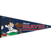 WinCraft Atlanta Braves 12'' x 30'' Disney Mickey Mouse Premium Pennant