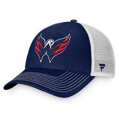 Men's Fanatics Branded Navy/White Washington Capitals Core Primary Trucker Snapback Hat