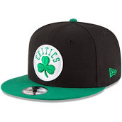 New Era Men's Black/Kelly Green Boston Celtics 2-Tone 9FIFTY Adjustable Snapback Hat