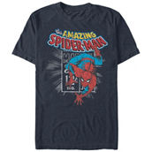 Mad Engine Mens Marvel Spidey Stamp T-Shirt