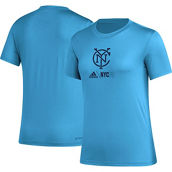 adidas Women's Light Blue New York City FC AEROREADY Club Icon T-Shirt