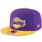 New Era Men's Purple/Gold Los Angeles Lakers Two-Tone 9FIFTY Adjustable Hat