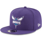 New Era Men's Purple Charlotte Hornets Official Team Color 9FIFTY Snapback Hat