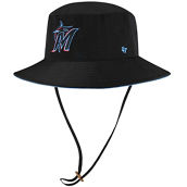 '47 Men's Black Miami Marlins Panama Pail Bucket Hat