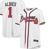 Nike Youth Ozzie Albies White Atlanta Braves Alternate Replica Player Jersey