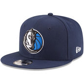 New Era Men's Navy Dallas Mavericks Official Team Color 9FIFTY Snapback Hat