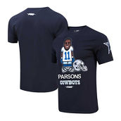 Pro Standard Men's Micah Parsons Navy Dallas Cowboys Player Avatar Graphic T-Shirt