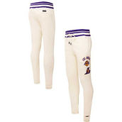 Pro Standard Men's Cream Los Angeles Lakers Retro Classic Fleece Sweatpants