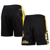 Mitchell & Ness Men's Black Boston Bruins City Collection Mesh Shorts